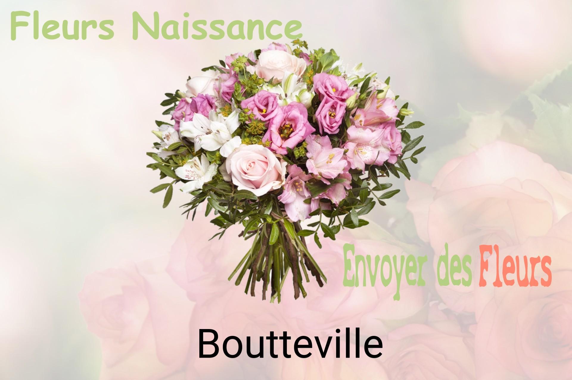 Bouquet de fleurs de naissance livré à Boutteville